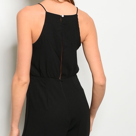 Classic Black lace  jumpsuit - Picture 6 of 7